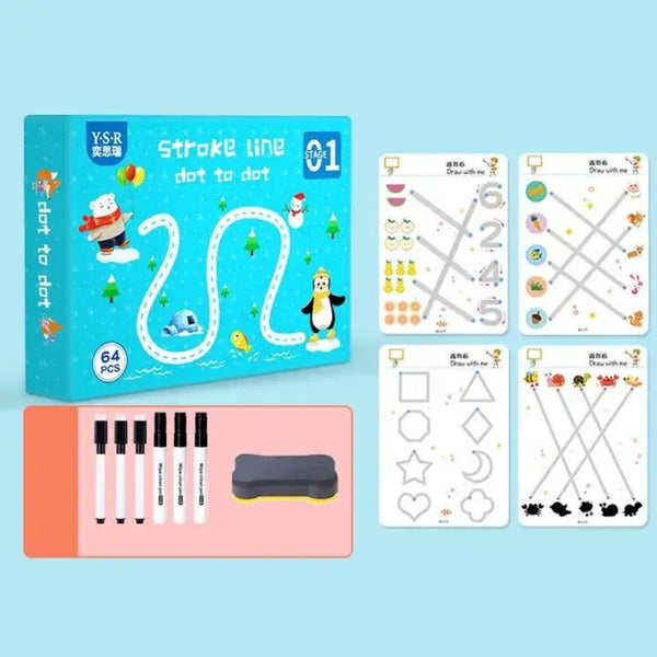 Magical Reusable Preschool Tracing Book