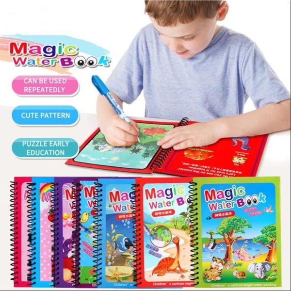Magic Water Book,Water Drawing Book, Magic Book for Kids